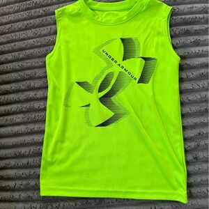 Under Armour Bright Lime Sleeveless Top